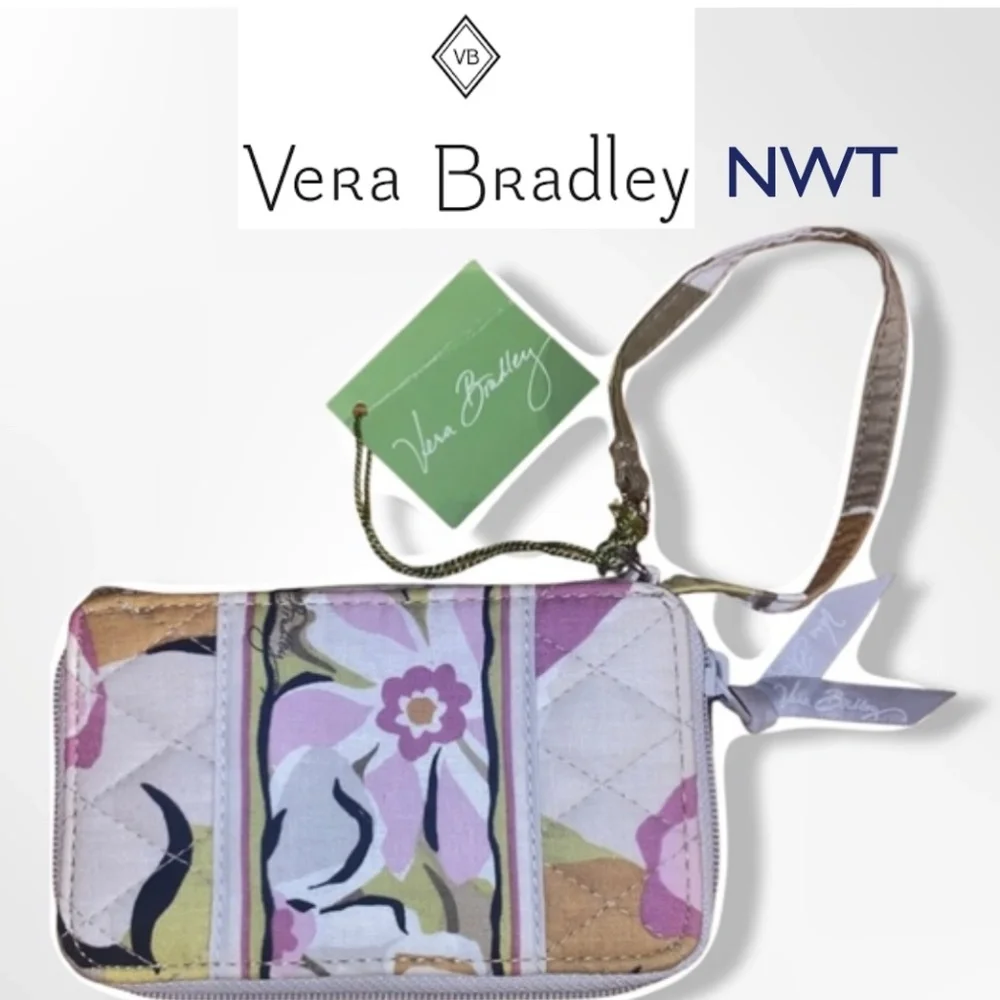 NWT Vera Bradley Zip Wristlet Wallet - Picture 1 of 5